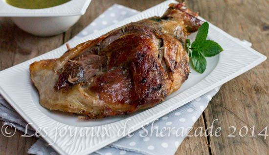 recette de gigot d'agneau au four