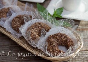 cornes de gazelles , gateau algérien