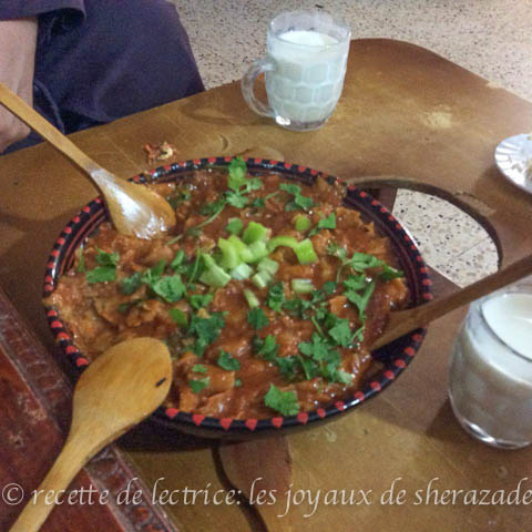 zviti, plat traditionnel algérien 