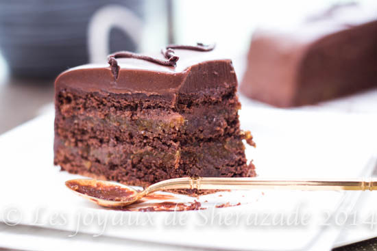 gateau au chocolat , sachertorte 