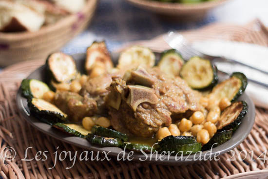 ragout de courgettes , recette algérienne