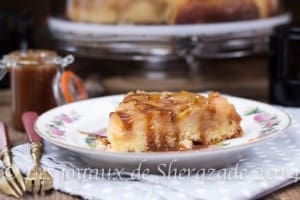 gâteau renversé aux poires et gingembre