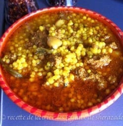 recette de berkoukes algérien