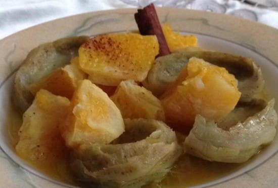 tajine artichaut orange 