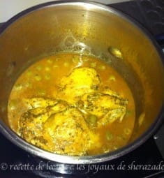 poulet aux olives