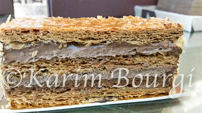 mille feuille chocolat