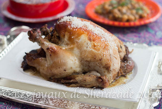 poulet farci à l'indienne