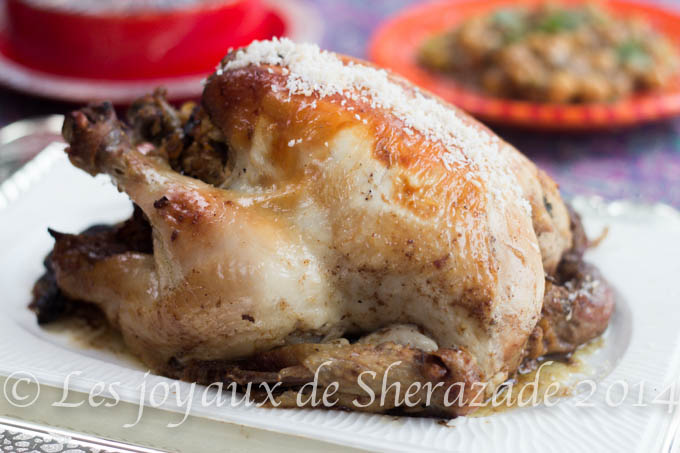 recette de poulet farci 