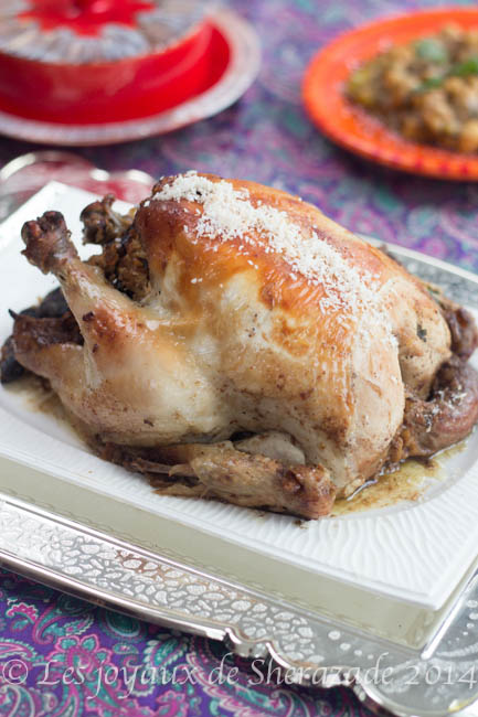 recette de poulet farci 