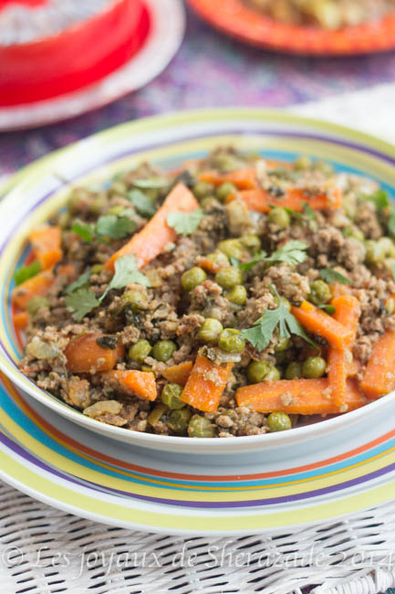 agneau aux petits pois 