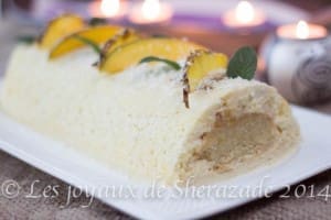 buche aux fruits exotiques