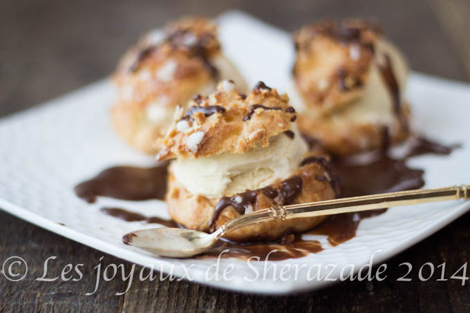 profiteroles au chocolat 