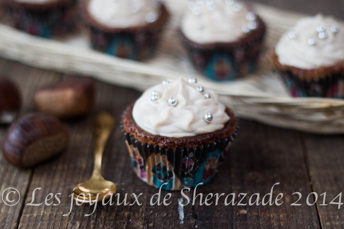Cupcake sans gluten à la crème de marron