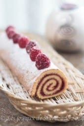 gateau roulé à la confiture