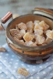 recette de gingembre confit