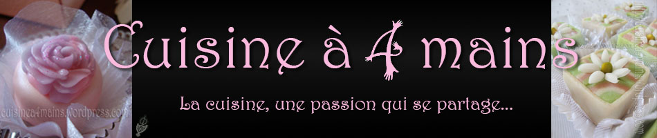 Cuisine à 4 mains, partage et transmission de savoir faire...