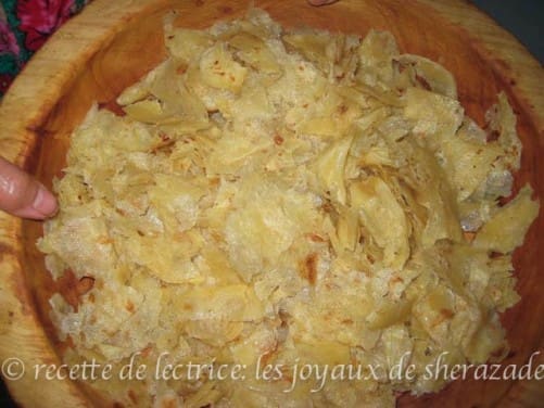 feuilles de chakhchoukha 
