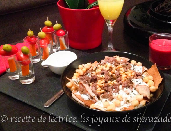 Cuisine libanaise: Fateh libanaise