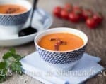 soupe de tomates au basilic