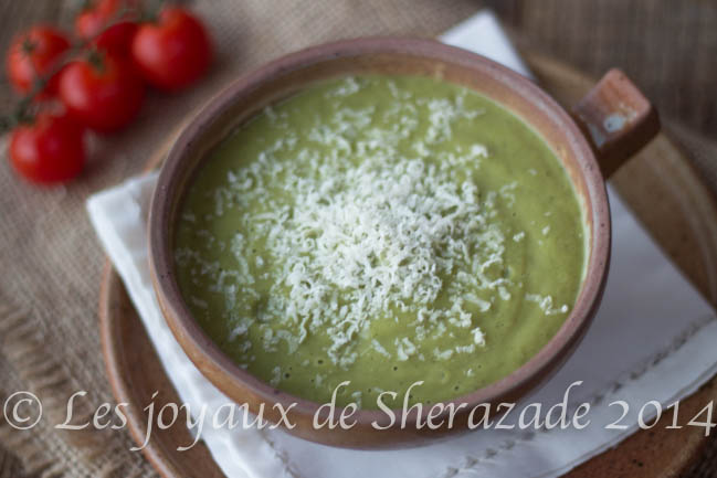 Velouté de courgettes onctueux