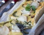 quiche de courgettes au chèvre