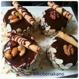 gateau au chocolat et glaçage