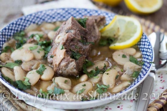 Ragout aux haricots blancs au mouton