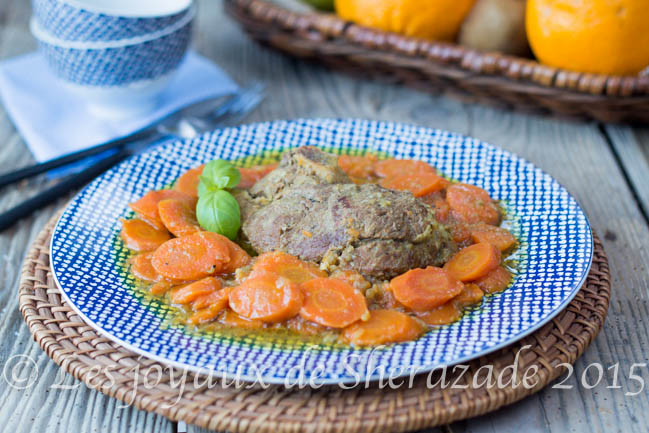 Tajine algérien aux carottes