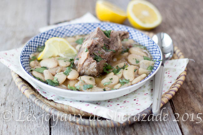 Ragout aux haricots blancs au mouton