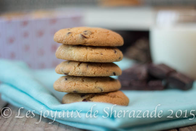 cookies aux pépites de chocolat moelleux 