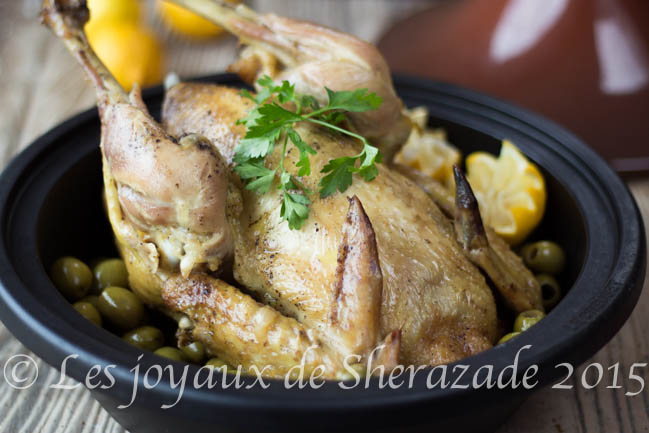 Recette de coq aux olives