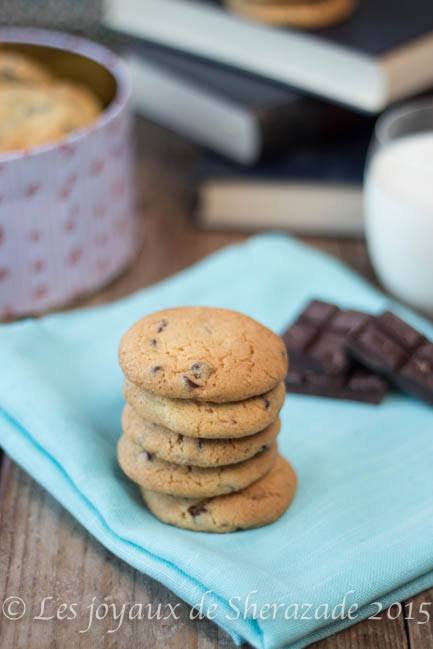 cookies moelleux aux de chocolat 