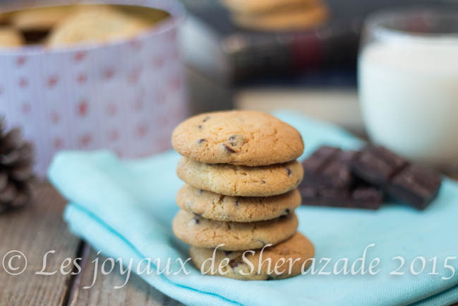 recette de cookies moelleux aux pépites de chocolat