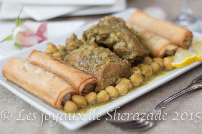 plat algérien à la viande 