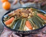 Couscous algérien aux haricots verts