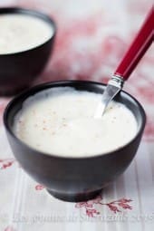 recette de crème de choux fleur pommes de terre
