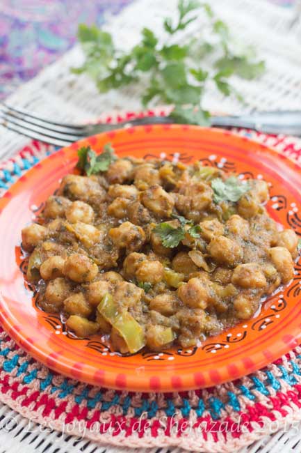 curry aux pois chiches