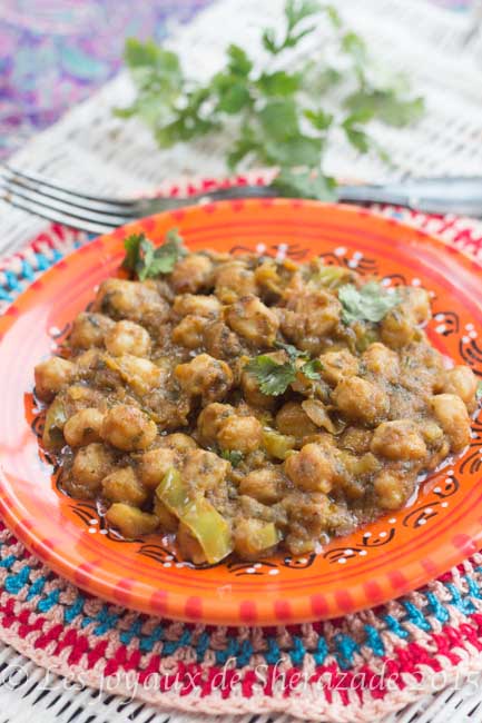 curry aux pois chiches 