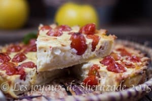 tarte aux tomates cerises