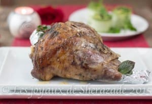 souris d'agneau au miel