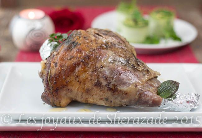 Recette souris d'agneau au miel