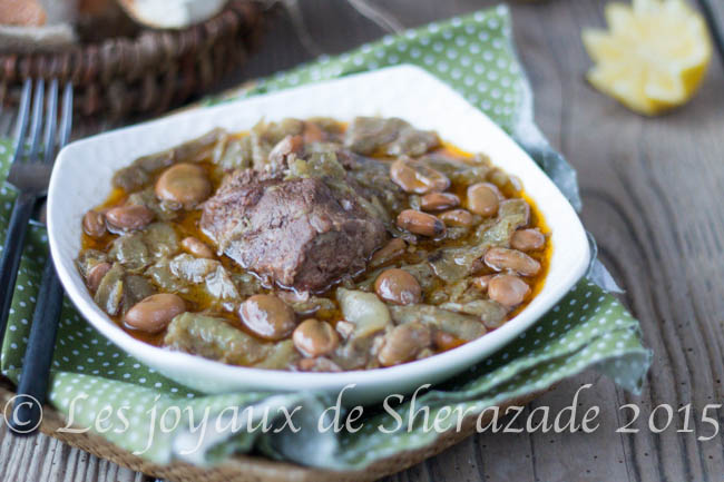 Tajine de fèves, tajine el foul