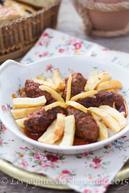 recette tunisienne, tajine merguez 