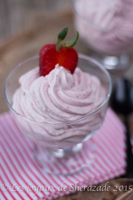 mousse aux fraises 