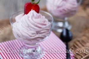 mousse aux fraises à la menthe facile