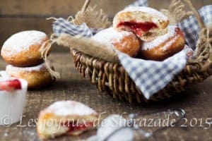 beignet à la confiture