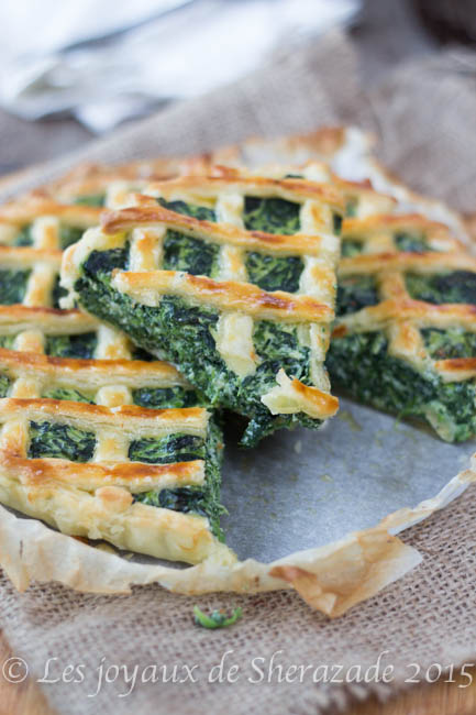tarte aux épinards 
