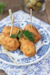 croquettes de poulet au fromage