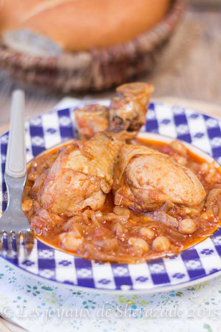 poulet aux oignons 
