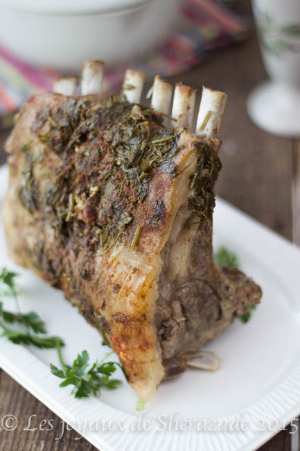 recette de carré d'agneau 
